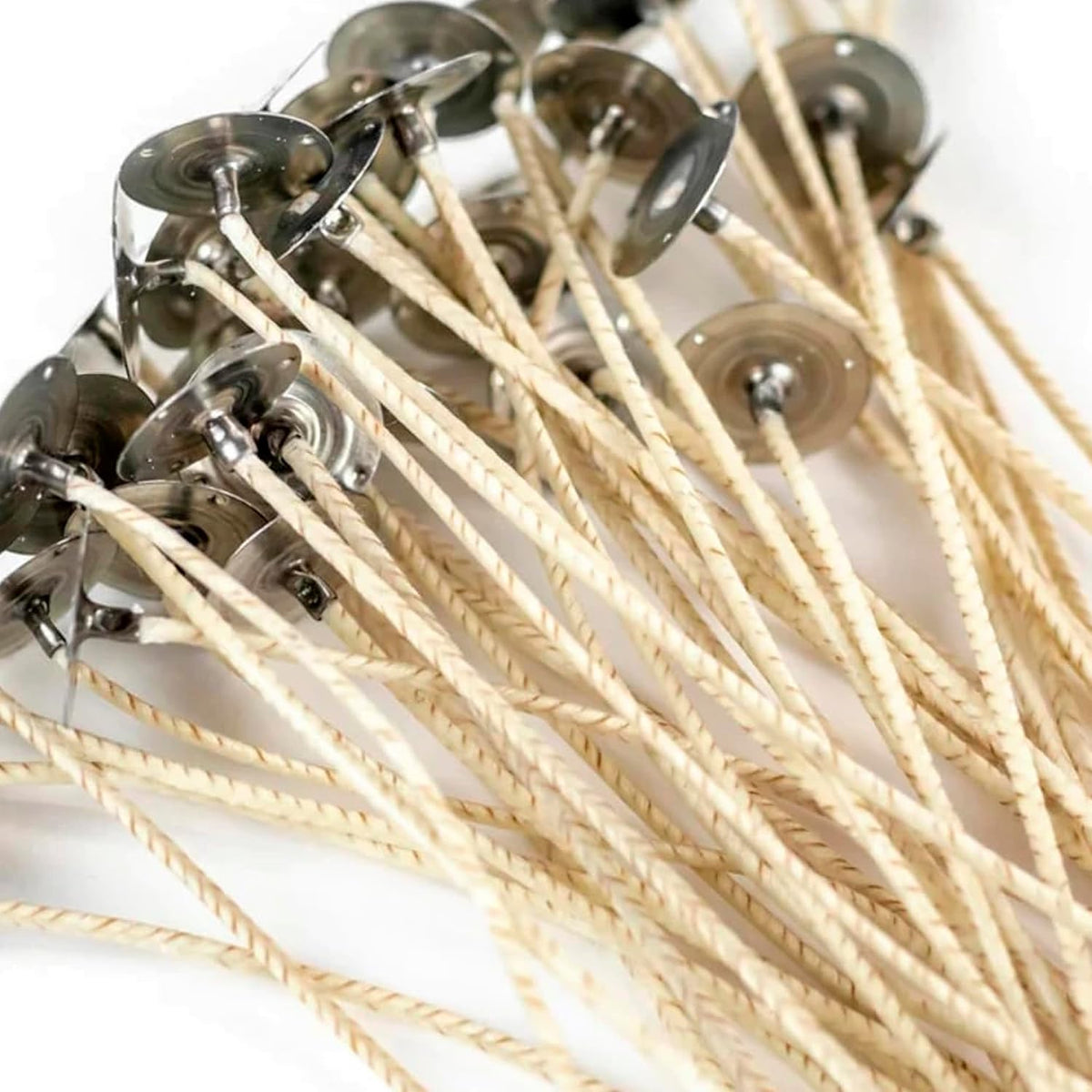 EAP Innovations HTP-105 Candle Making Wicks, Pre-Tabbed, Rigid, Self-Trimming Wicks for Candlemaking, Works with Paraffin, Gel & Vegetable Wax, 8" Length, Pack of 5000